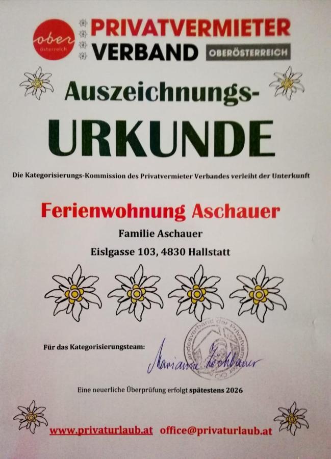 Ferienwohnung Aschauer Халстат Екстериор снимка